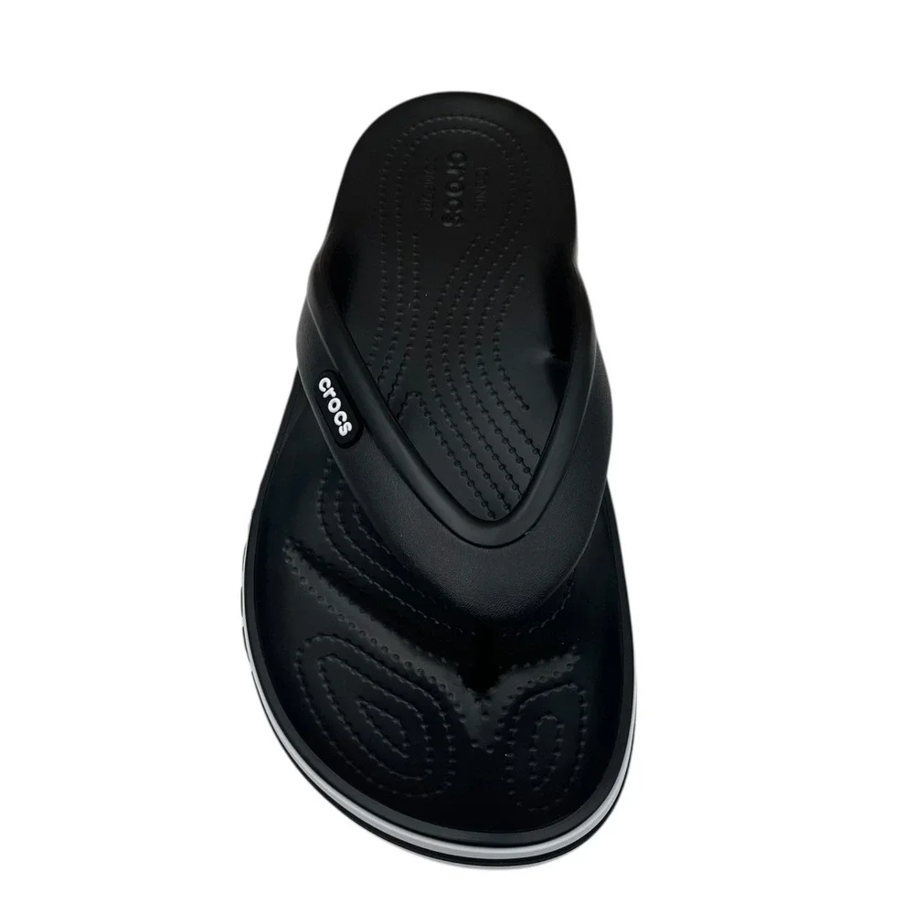 Crocs Bayaband Men's Flip Flop Sandals Size 7 Black Water‎ Friendly Lightweight